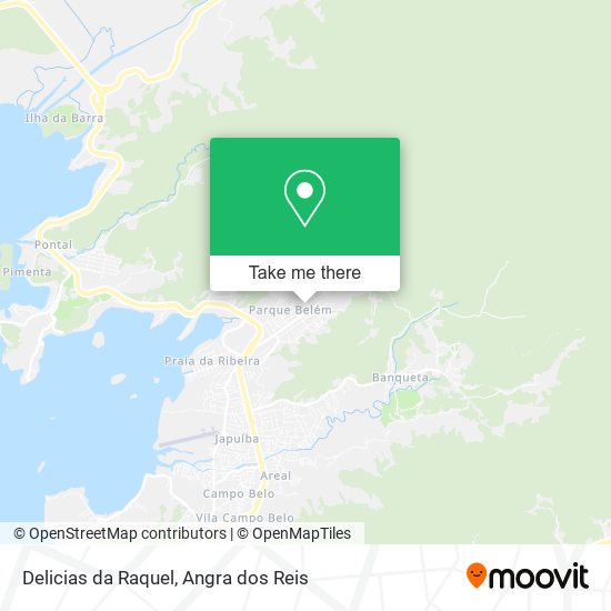 Mapa Delicias da Raquel