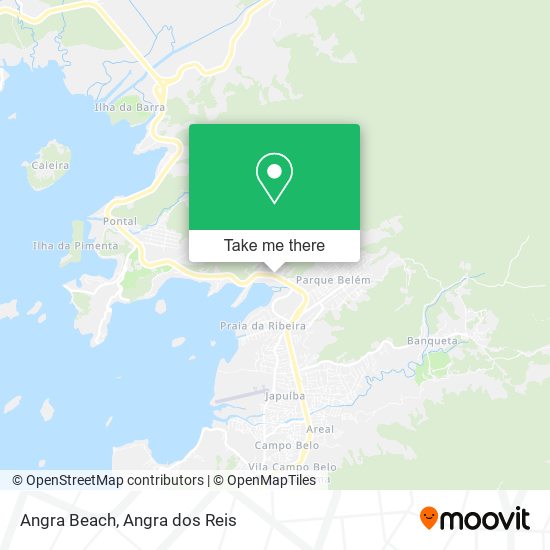 Angra Beach map