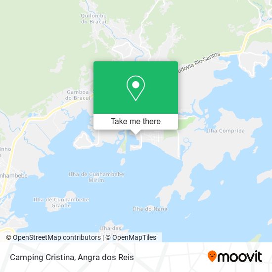 Mapa Camping Cristina