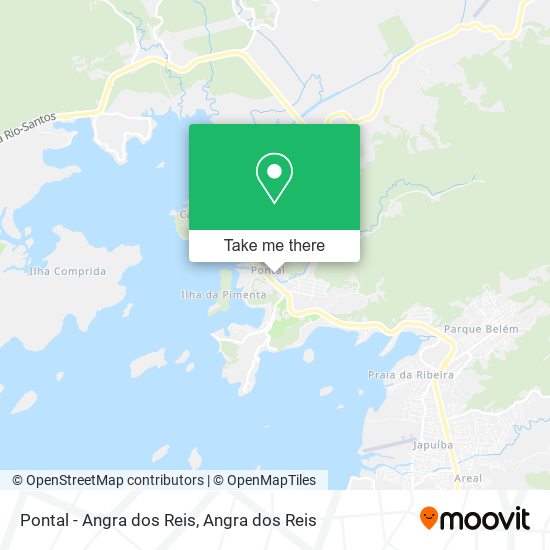 Pontal - Angra dos Reis map