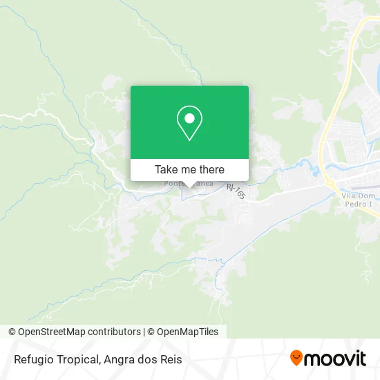 Refugio Tropical map