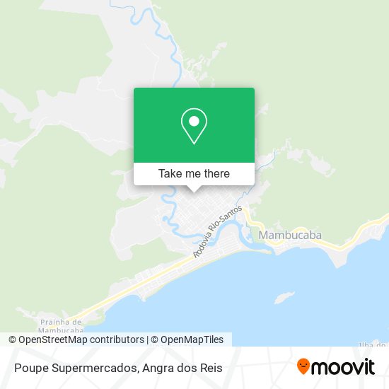 Poupe Supermercados map