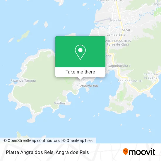Platta Angra dos Reis map