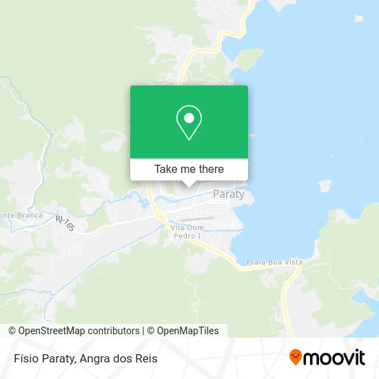 Físio Paraty map