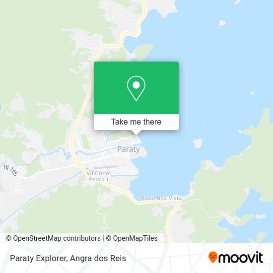 Paraty Explorer map
