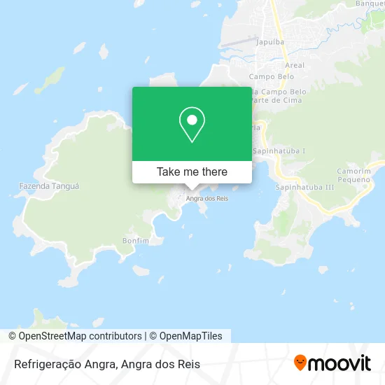 Refrigeração Angra map