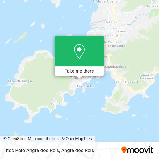 Itec Pólo Angra dos Reis map