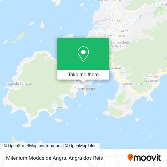 Milenium Modas de Angra map