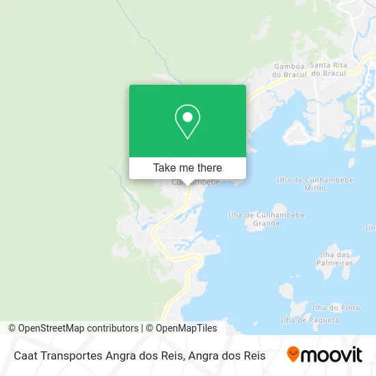 Caat Transportes Angra dos Reis map
