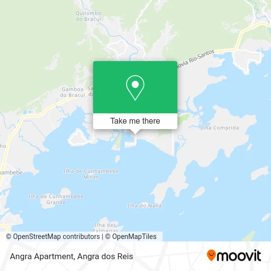 Angra Apartment map