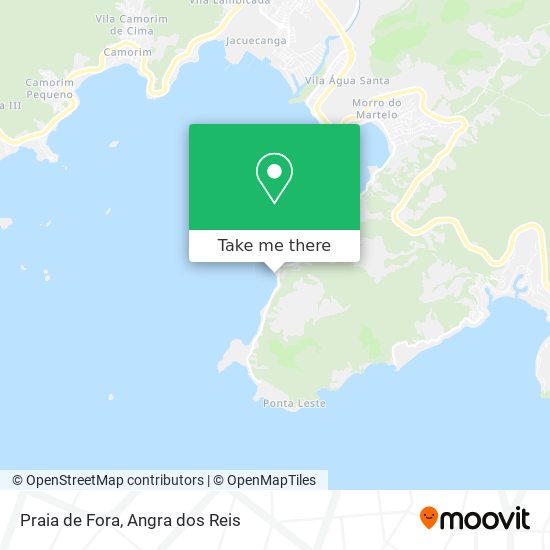 Mapa Praia de Fora