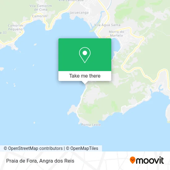 Praia de Fora map
