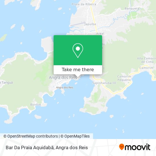 Bar Da Praia Aquidabã map