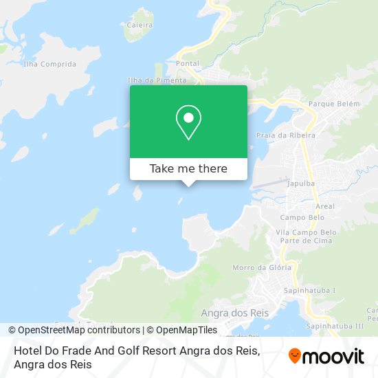 Hotel Do Frade And Golf Resort Angra dos Reis map