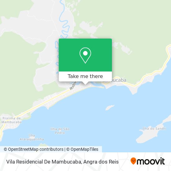 Mapa Vila Residencial De Mambucaba
