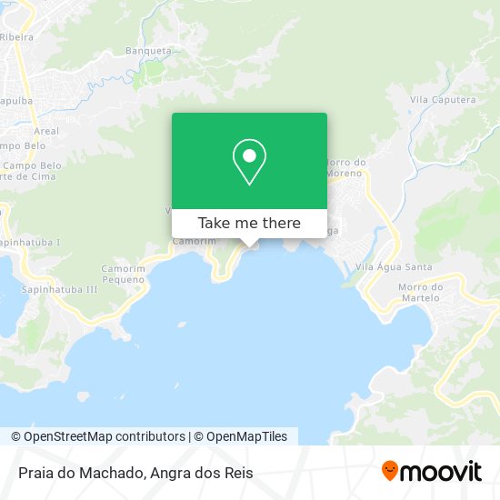 Praia do Machado map