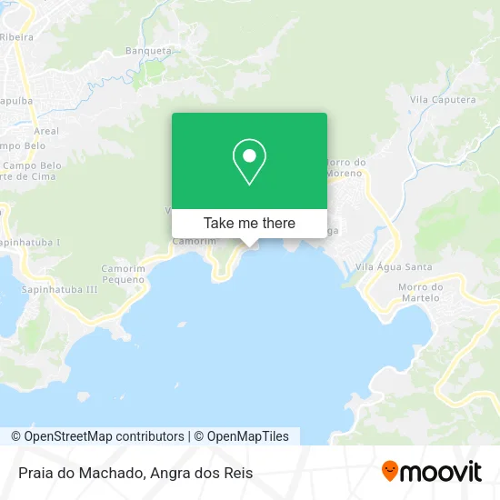 Praia do Machado map