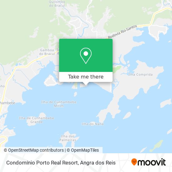 Mapa Condomínio Porto Real Resort