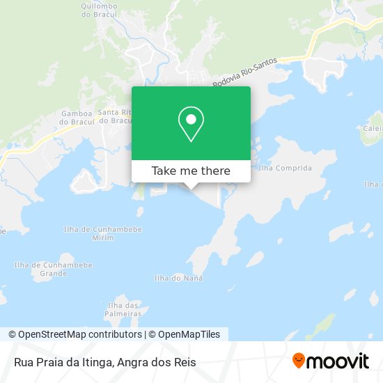 Mapa Rua Praia da Itinga