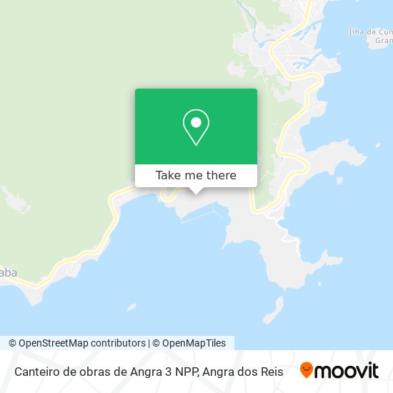 Canteiro de obras de Angra 3 NPP map