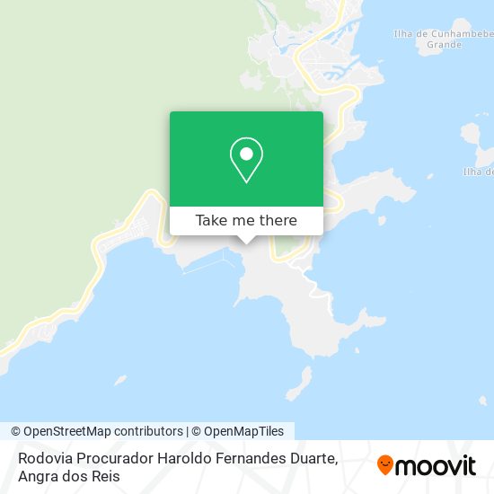 Mapa Rodovia Procurador Haroldo Fernandes Duarte