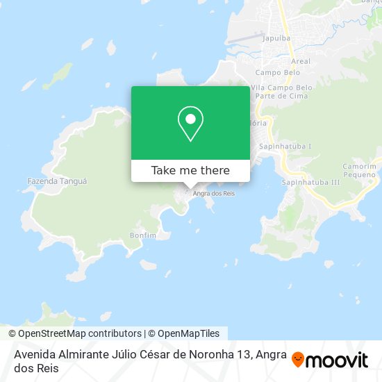 Mapa Avenida Almirante Júlio César de Noronha 13