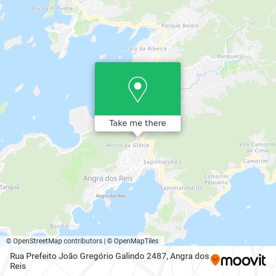 Mapa Rua Prefeito João Gregório Galindo 2487