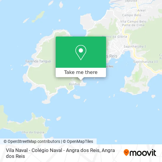 Vila Naval - Colégio Naval - Angra dos Reis map