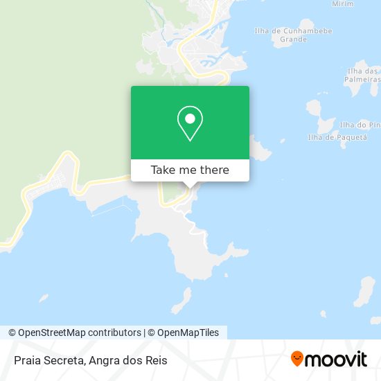 Praia Secreta map