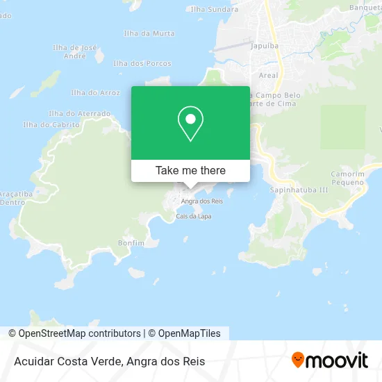 Acuidar Costa Verde map