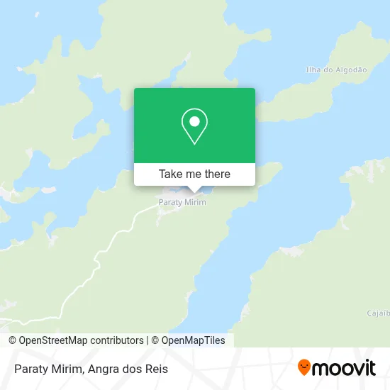 Paraty Mirim map