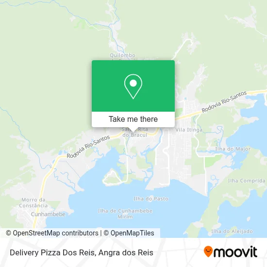 Delivery Pizza Dos Reis map