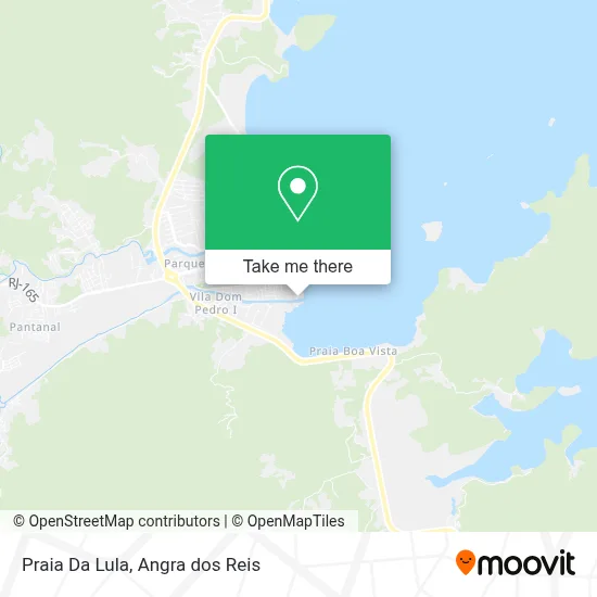 Praia Da Lula map