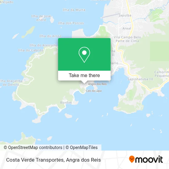 Costa Verde Transportes map