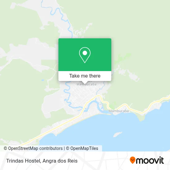 Trindas Hostel map