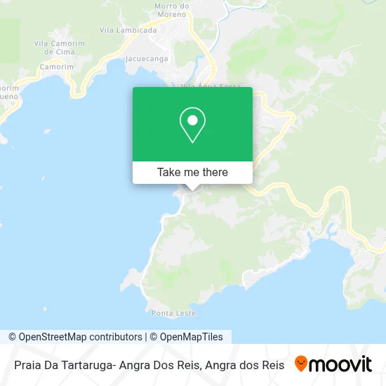 Praia Da Tartaruga- Angra Dos Reis map