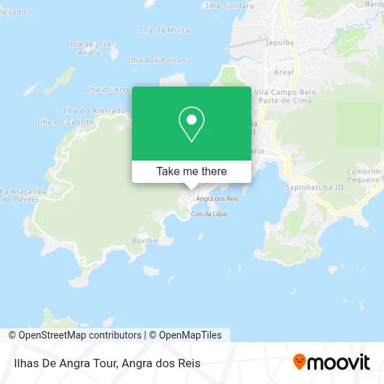 Ilhas De Angra Tour map