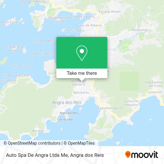 Auto Spa De Angra Ltda Me map
