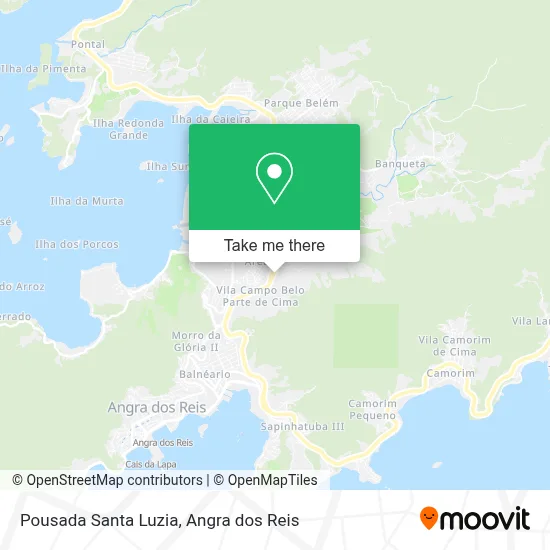 Pousada Santa Luzia map