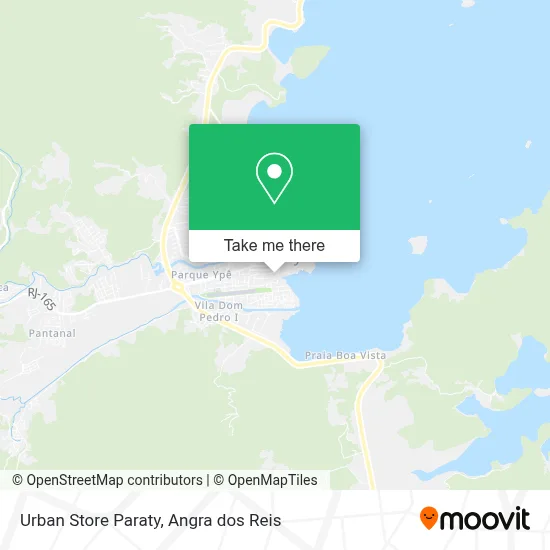 Urban Store Paraty map
