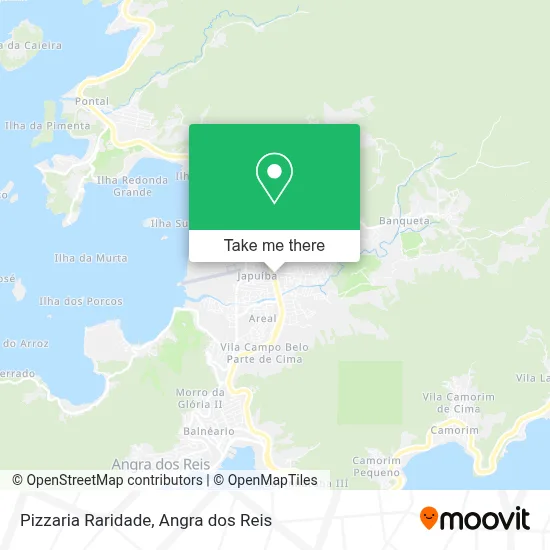 Pizzaria Raridade map