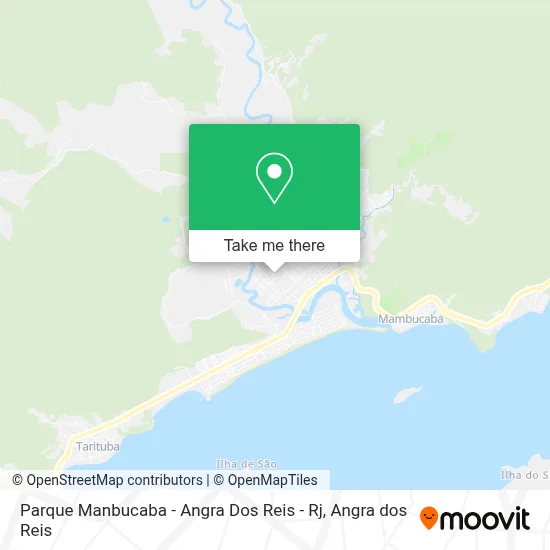 Parque Manbucaba - Angra Dos Reis - Rj map