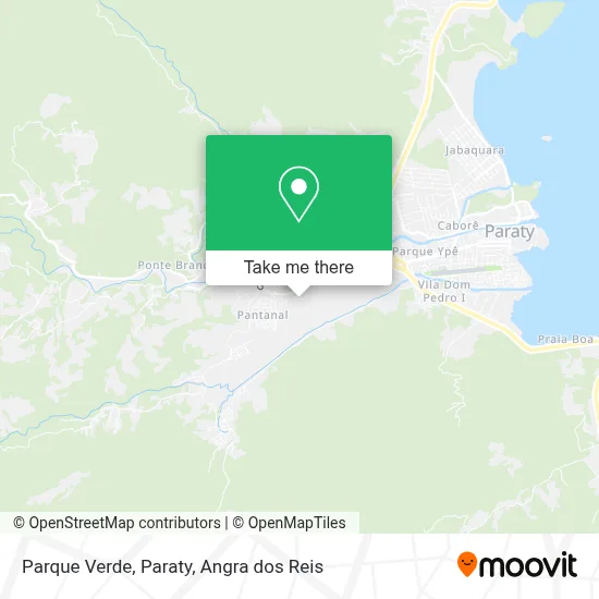 Parque Verde, Paraty map