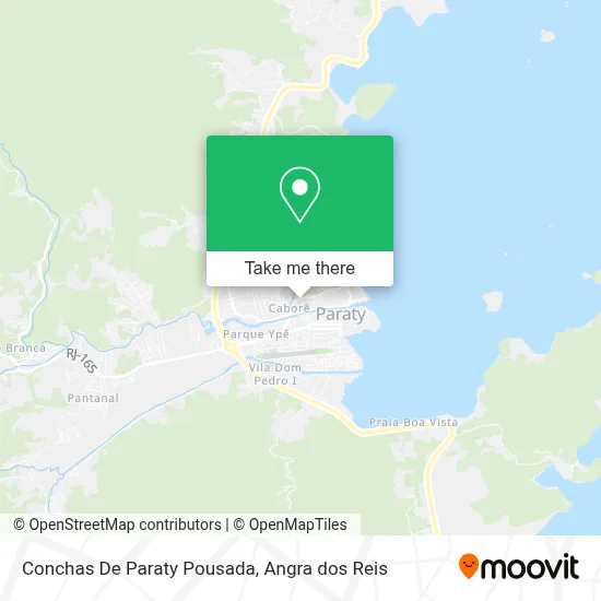 Conchas De Paraty Pousada map