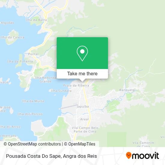 Pousada Costa Do Sape map