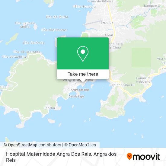 Hospital Maternidade Angra Dos Reis map