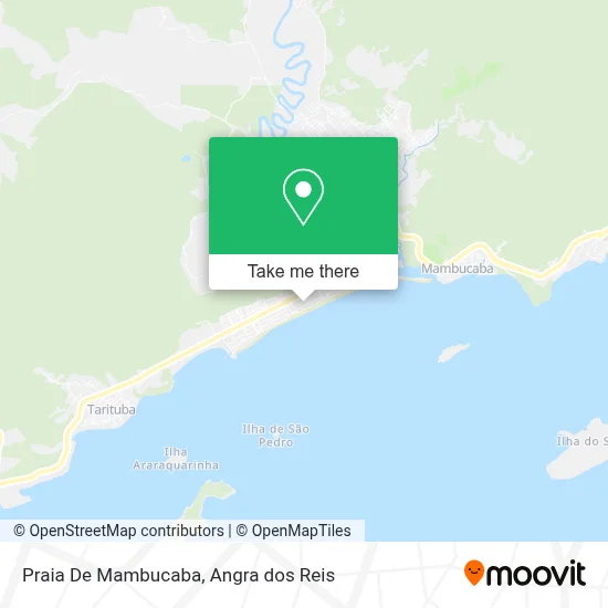 Praia De Mambucaba map