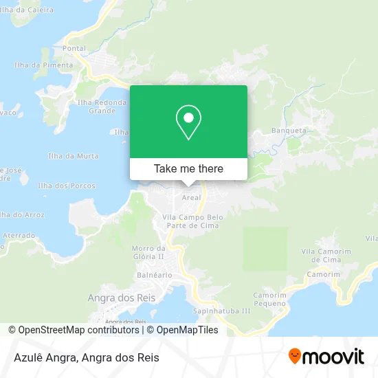 Azulê Angra map