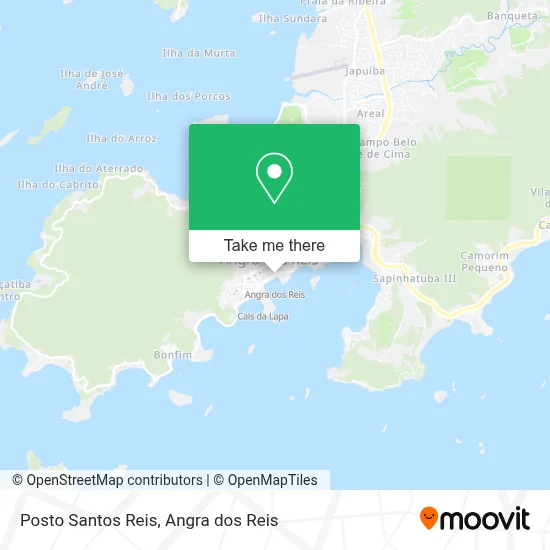 Posto Santos Reis map