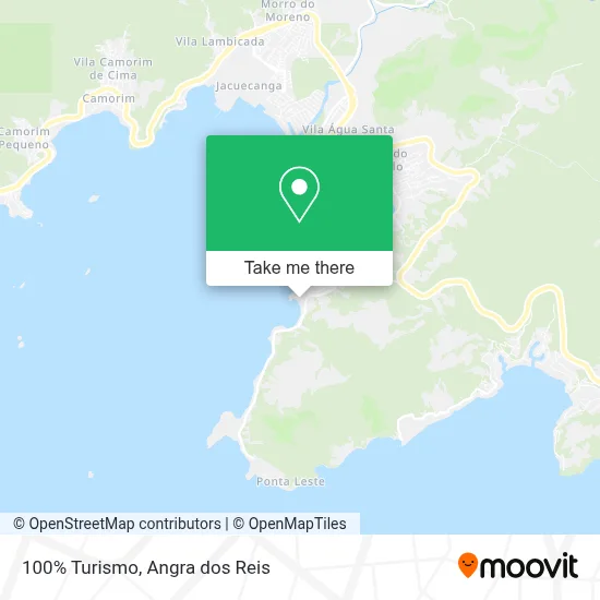 100% Turismo map